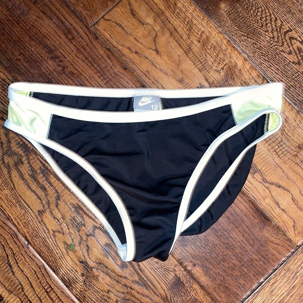 Nike Black Competitive Swim Bikini Bottoms